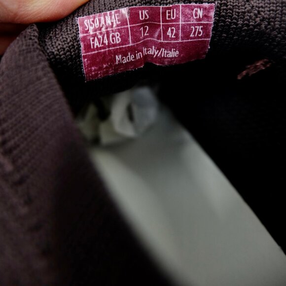 STUART WEITZMAN~5050 Sneaker~WOMENS BURGUNDY LEATHER SHOES Made In Italy SZ 12 - Picture 8 of 8